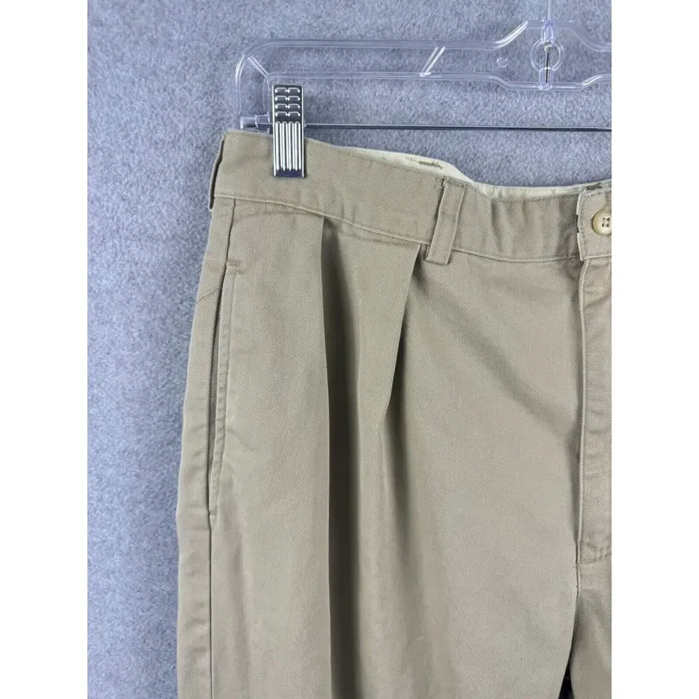 Polo Ralph Lauren‎ Pants Men's 38x30 Tan Classic Fit Chino Brown Measures 35x30